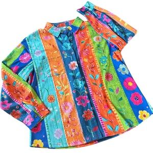 Retro Floral Flower Power Hippie Shirt